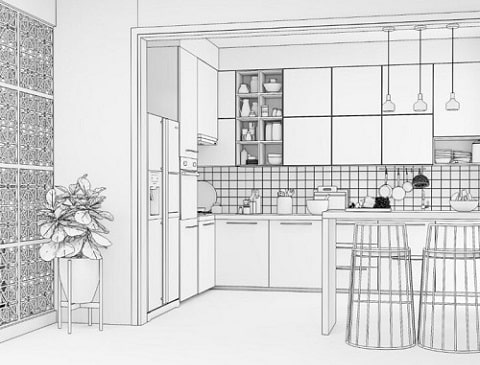 Best interior designers of modular kitchen design types.