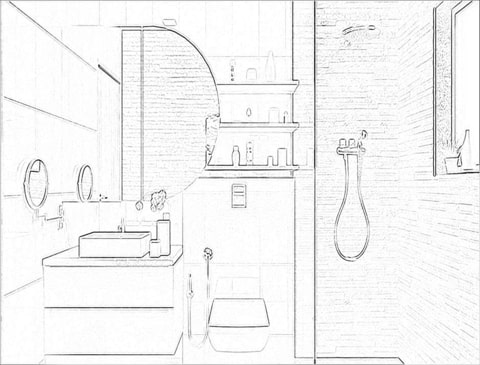 Checklist to bathroom interior design